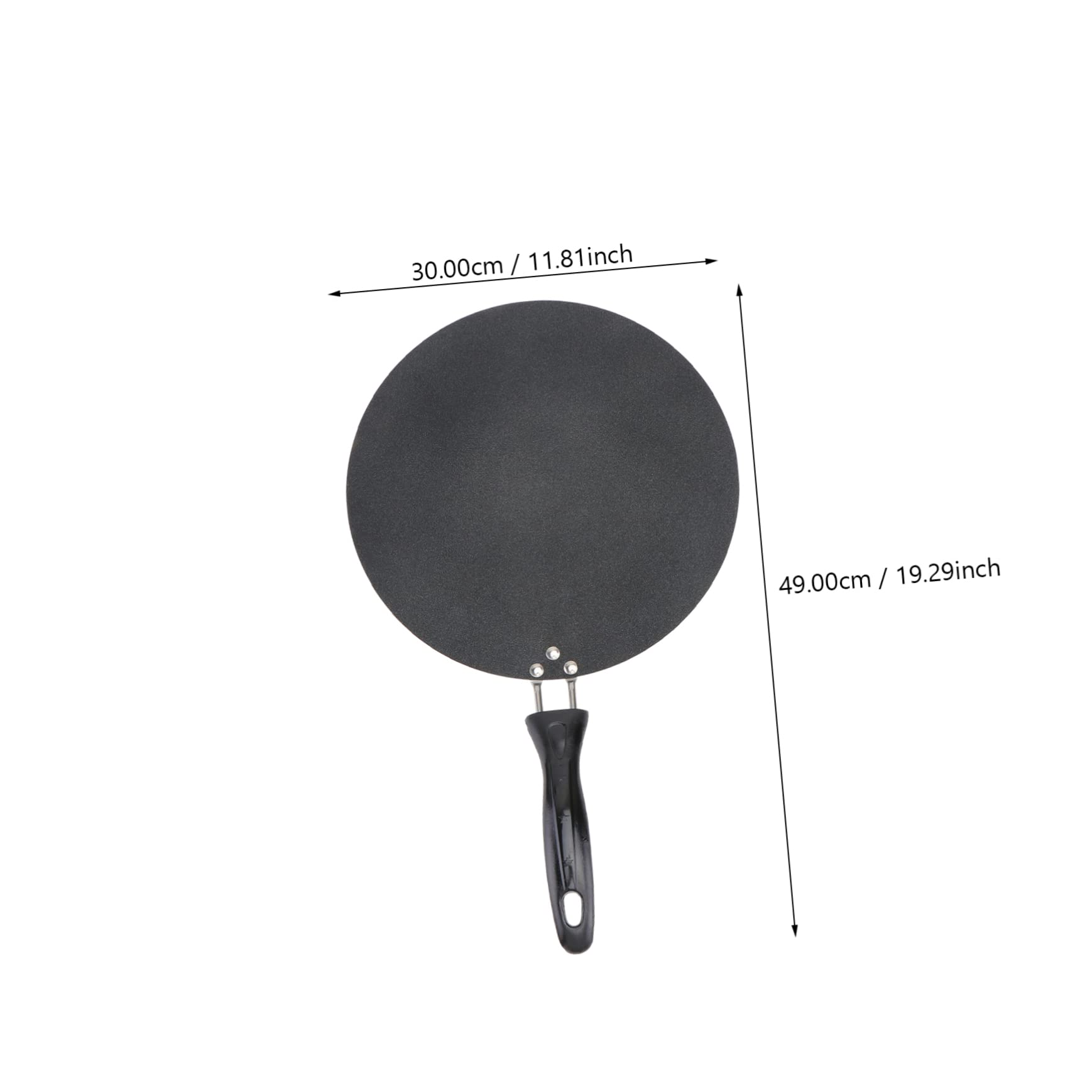 LABRIMP Sartén para Tortillas de Hierro Forjado Negro para Cocina y Hogar