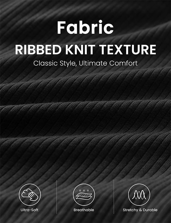 CRZ YOGA Comfy Ribbed Sweatpants Women 30.5'' Wide Leg Casual Lounge Travel Pants with Pockets - Image 5