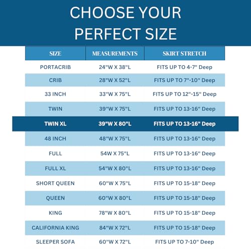 Image of Guardmax Jersey Knitted Twin XL Size Mattress Protector - Waterproof & Dust Mite Proof Mattress Cover with Stretchable Pockets - Soft, Comfortable, & Noiseless Waterproof Fitted Sheet.(39 x 80 x 13)