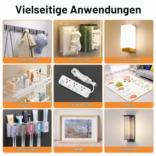 kinkaivy 5m Doppelseitiges Klebeband Extra Stark Transparent, 3cm – Ansicht 6