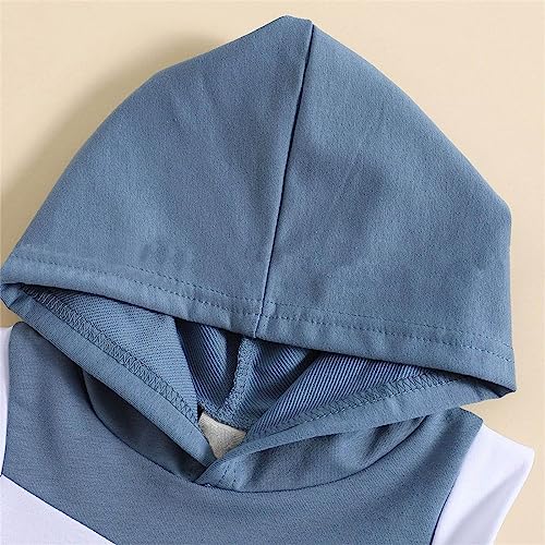 Terno de patchwork com capuz e sem mangas para meninos de 3 meses, Verde menta, 18-24 Meses