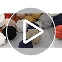 Petrella Knot Pillow Ball Round Throw Pillows Home Decor Cushion Decorative Aesthetic Throw Pillows,Lambswool White 11inch