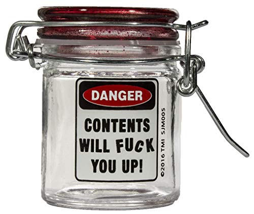 Marijuana Pot Buds Stash Jar w/Clamping Lid In Choice Of Design