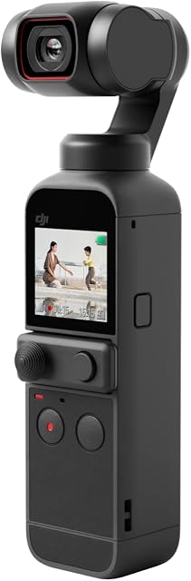 DJI Pocket 2 Creator Combo - 3 Axis Handheld Gimbal Stabilizer with 4K Camera, Ultra HD Video, 64 MP Pixel high-resolution Photo, 1/1.7 CMOS, HDR, Noise Reduction, Time Lapse, Slow Motion, Black