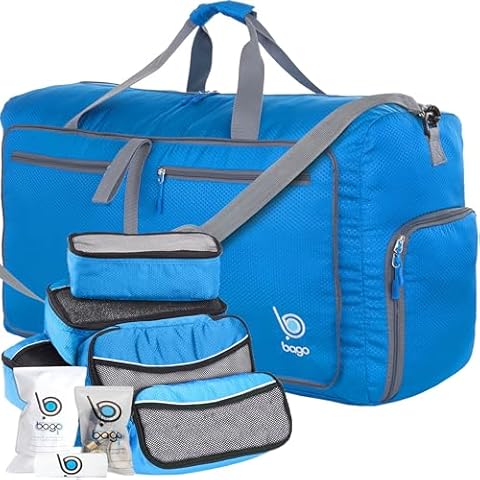 Bago Travel Bundle: Packing Cubes & 60L Duffel Bag Set - Organize and Carry with Ease Cover