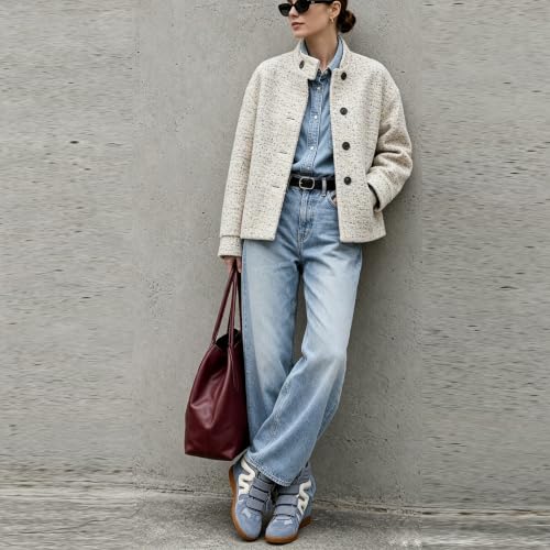 Image of Dsevht Hidden Wedge Sneakers for Women High Top Fashion Sneaker Suede High Heel Platform Tennis Triple Strappy Band Casual Vintage Dressy Comfy Campus Trendy Retro Sneaker