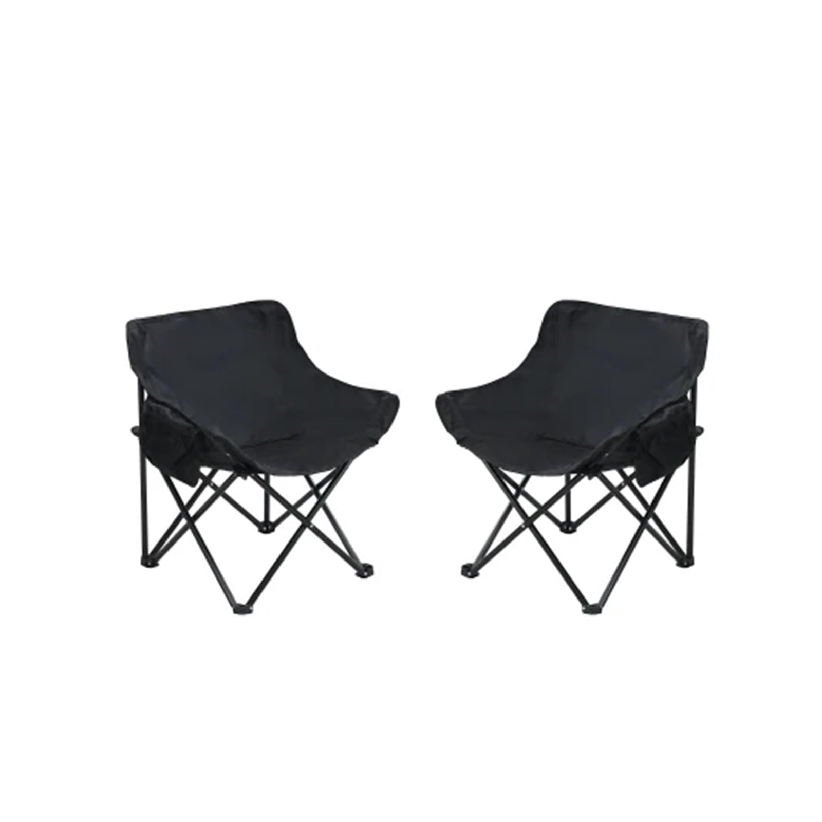Chaises de camping pliantes et portables lot de 2 avec sac de rangement compact