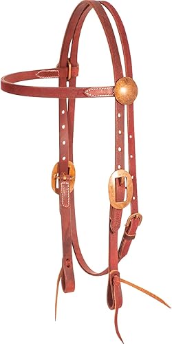 Cashel Latigo Browband Headstall Roughout, Natural Roughout