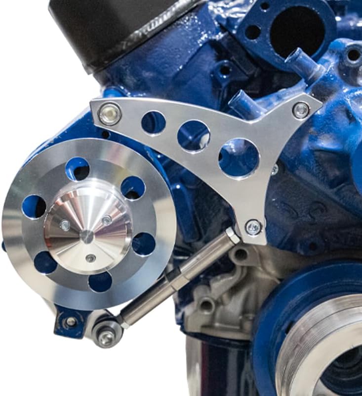 Alternator Bracket Compatible with Small Block Ford Engines - Driver's Side Lower Radiator Hose SBF