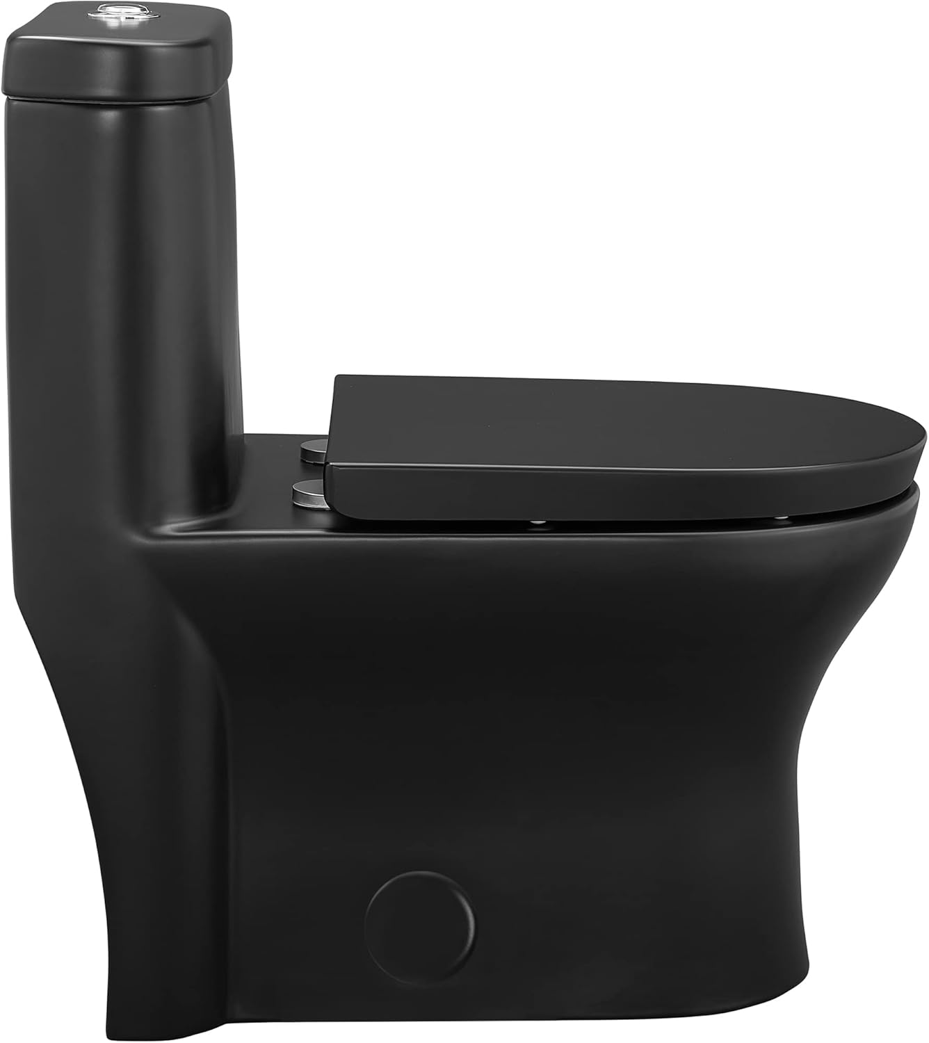 Monaco One-Piece Elongated Toilet Dual-Flush, Matte Black 1.1/1.6 gpf