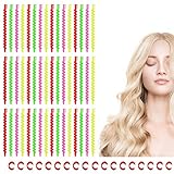 Einfache Bedienung: Dieser Friseur Lockenwickler ist sehr einfach zu bedienen. Wickeln Sie einfach ein paar Haare um die Spirallocken auf der Dauerwelle. Befestigen Sie dann die Haarspitzen mit dem mitgelieferten C-Clip.