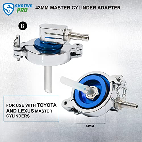 Smotivepro 2L Manual Brake Bleeder Oil Pump & 12Pcs Brake Bleeder Adapter Kit #TOP7
