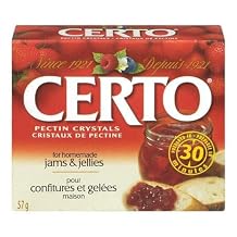 CERTO Pectin Crystals for Jams and Preserves, 57g/2oz., Imported from Canada