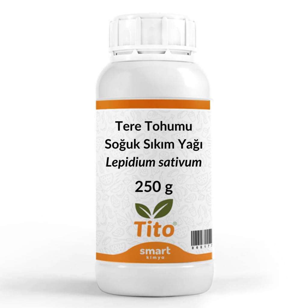 Tito Tere Tohumu Soğuk Sıkım Yağı Lepidium sativum 250 g