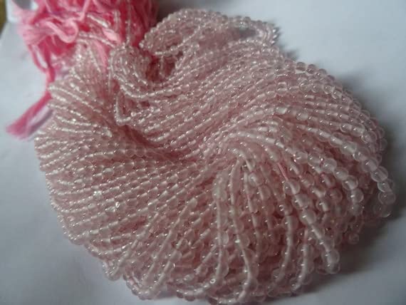 Quartz rose pour créer un cadeau personnalisé fil perles rondes lisses 3-3.5mm - 2