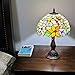 Amora Lighting Tiffany Style Table Lamp Banker 19