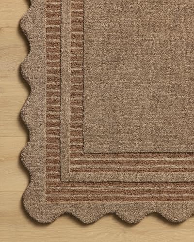 Loloi SCOTSCO-01MCCG2699 Chris Loves Julia Scottie Collection Sco-01 Mocha/Clay 2'-6 Inch X 9'-9", .87 Inch Pile Height, Runner Rug thumb #5
