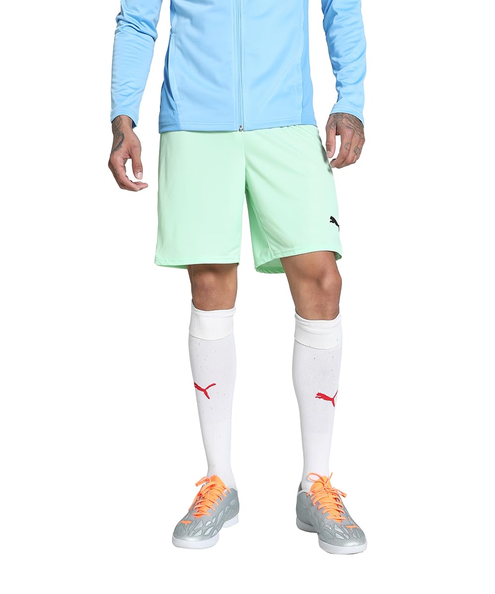 Puma Men's Green Teamgoal Shorts Football Short in Size L, Sports Direct