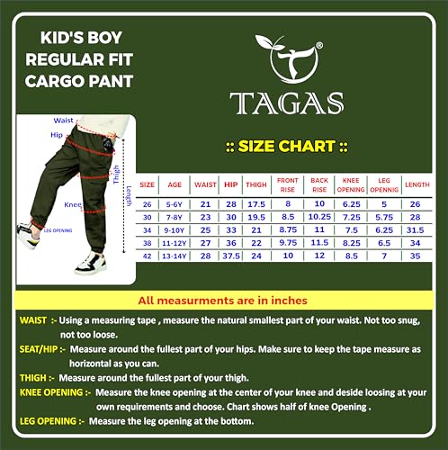 Image of Tagas Cargo for Boy| Boys Joggers| Cotton Pant |Boys cargotrouser|