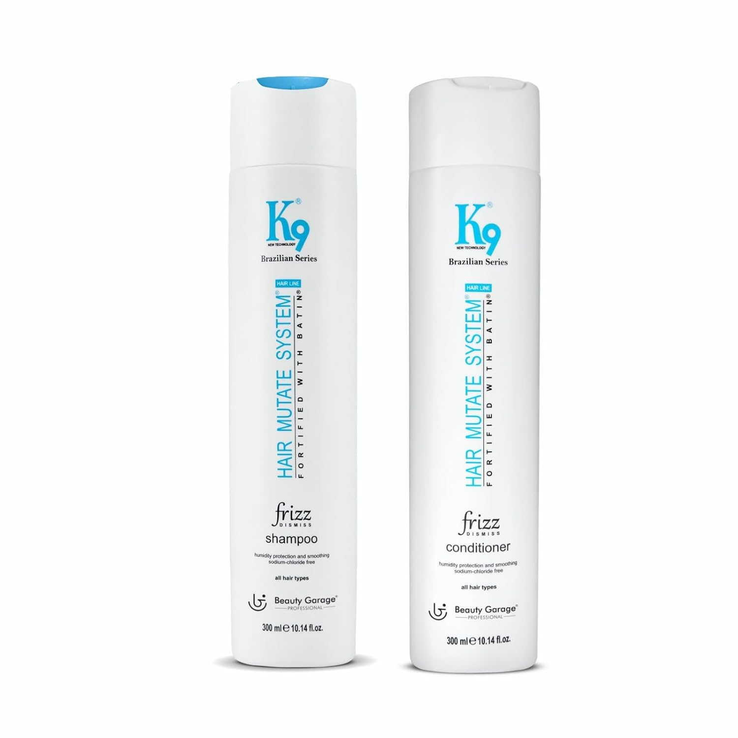 Beauty Garage K9 Frizz Dismiss Shampoo & Conditioner (300ml + 300ml) Pack of 2 Beauty Garage K9 Frizz Dismiss Shampoo & Conditioner (300ml + 300ml) Pack of 2