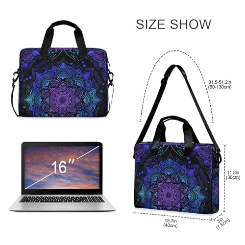Bolso Funda para Portátil Boho Mandala Bohemio 13-15.6 pulg miniatura 4