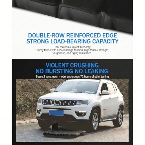 Image of Portable Exclusive Car Air Mattress Car Back Seat Travel Car Sleeping Bed for Kids Inflatable Bed with 2 Pillow & Pump |Quick inflate for Car |Travel for Trips,Camping, Picnic, Pool |Black