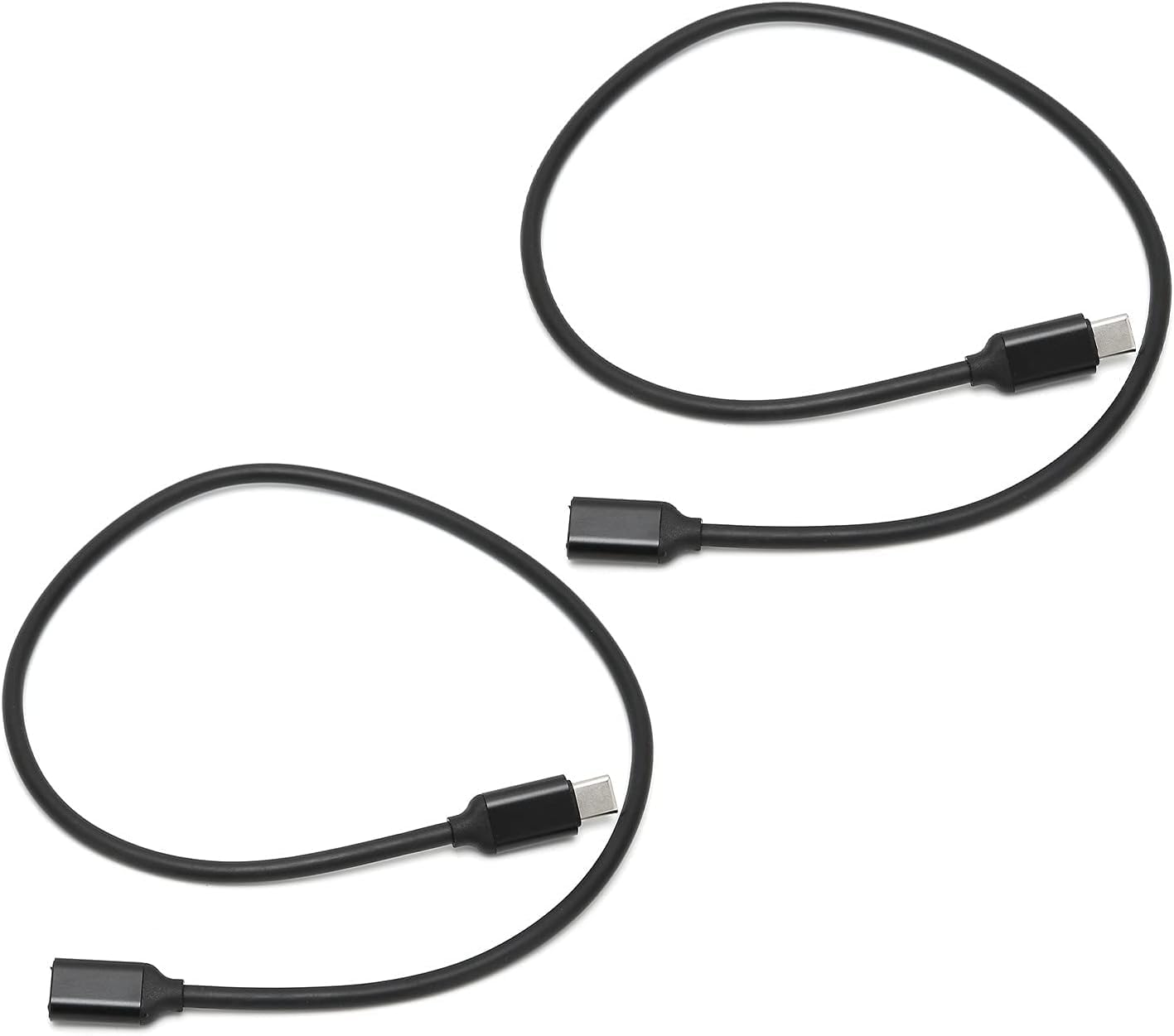 Coverzone 50cm Type-C Uzatma Kablosu – 60W Hızlı Şarj ve 3A Akım Destekli USB-C Erkek Dişi Kablo | 24Pin 56K Dirençli Dayanıklı | Laptop, Tablet ve Telefon ile Uyumlu (50cm) | ZR73