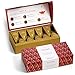 Tea Forté WARMING JOY Petite Presentation Box Featuring Seasonal & Festive Tea Blends - 10 Handcrafted Pyramid Tea Infusers (Red and Silver)