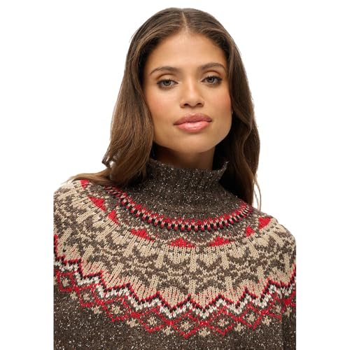 Pull Superdry Pull à col roulé Fairisle US 12 - vue 6