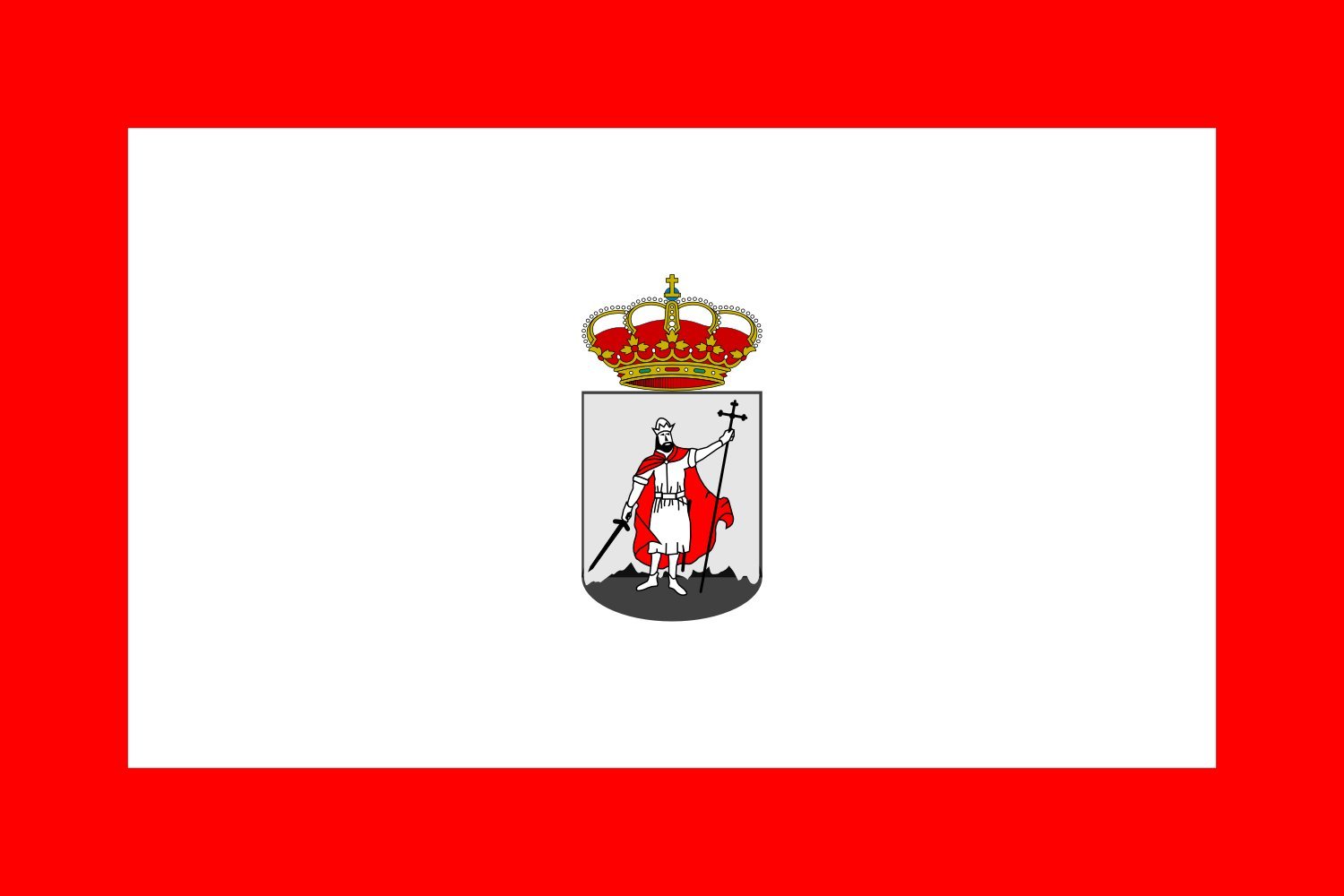 Drapeau de Gijón grand format en tissu pour événements et collectivités