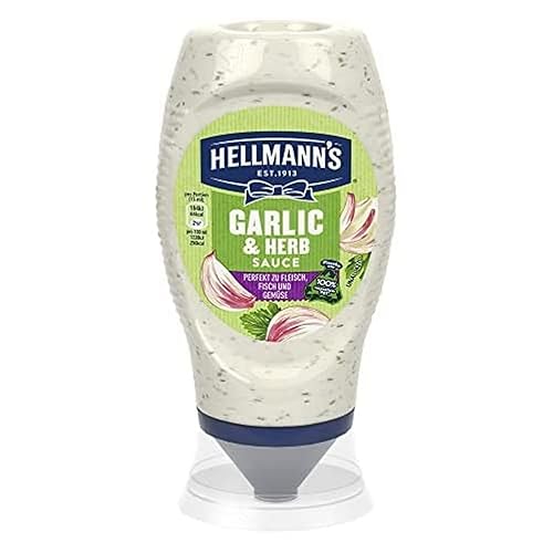 Hellmann's Salsa de ajo y hierbas - 8.5 fl oz - 8.45 oz - Alemania