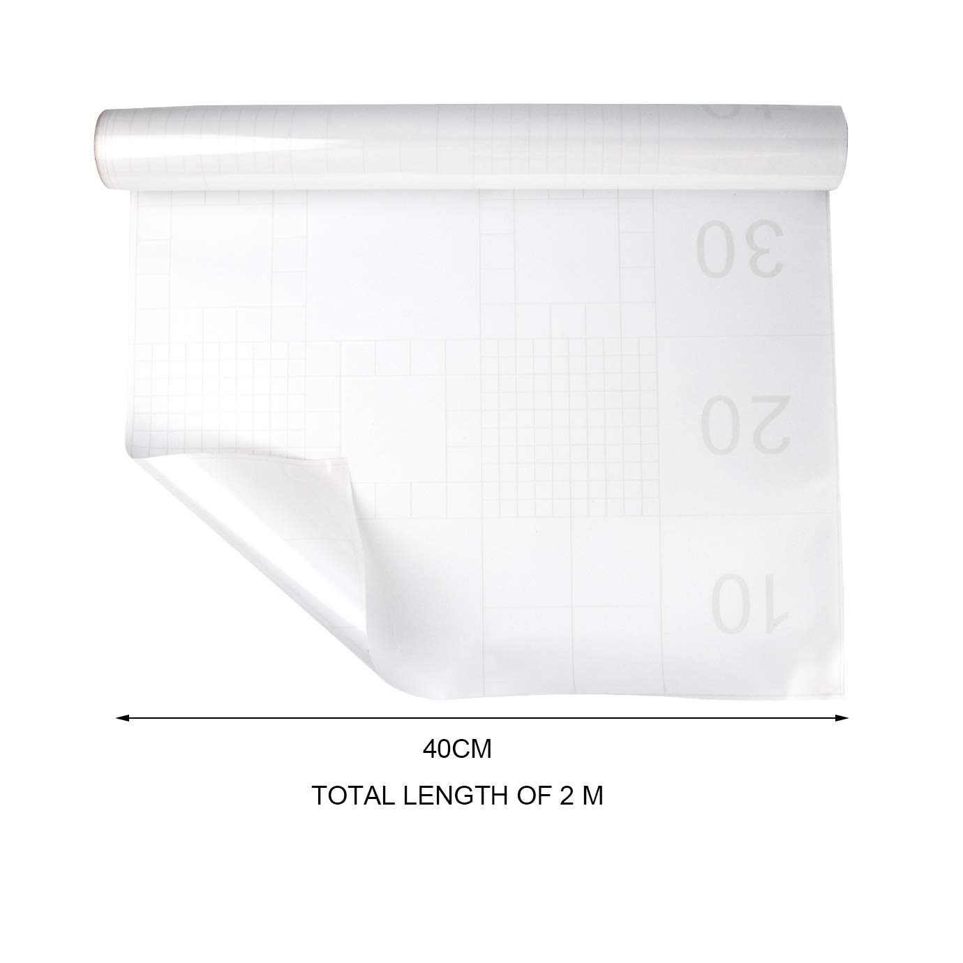 WXJ13 40cm x 2m Sticky Back Plastic Clear Self Adhesive Clear Wallpaper