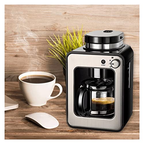 LNLYF Frisch gemahlene Kaffeemaschine Haushalt automatische All-in-One-Maschine Amerikanisches Kaffee-Brewing-Mini…