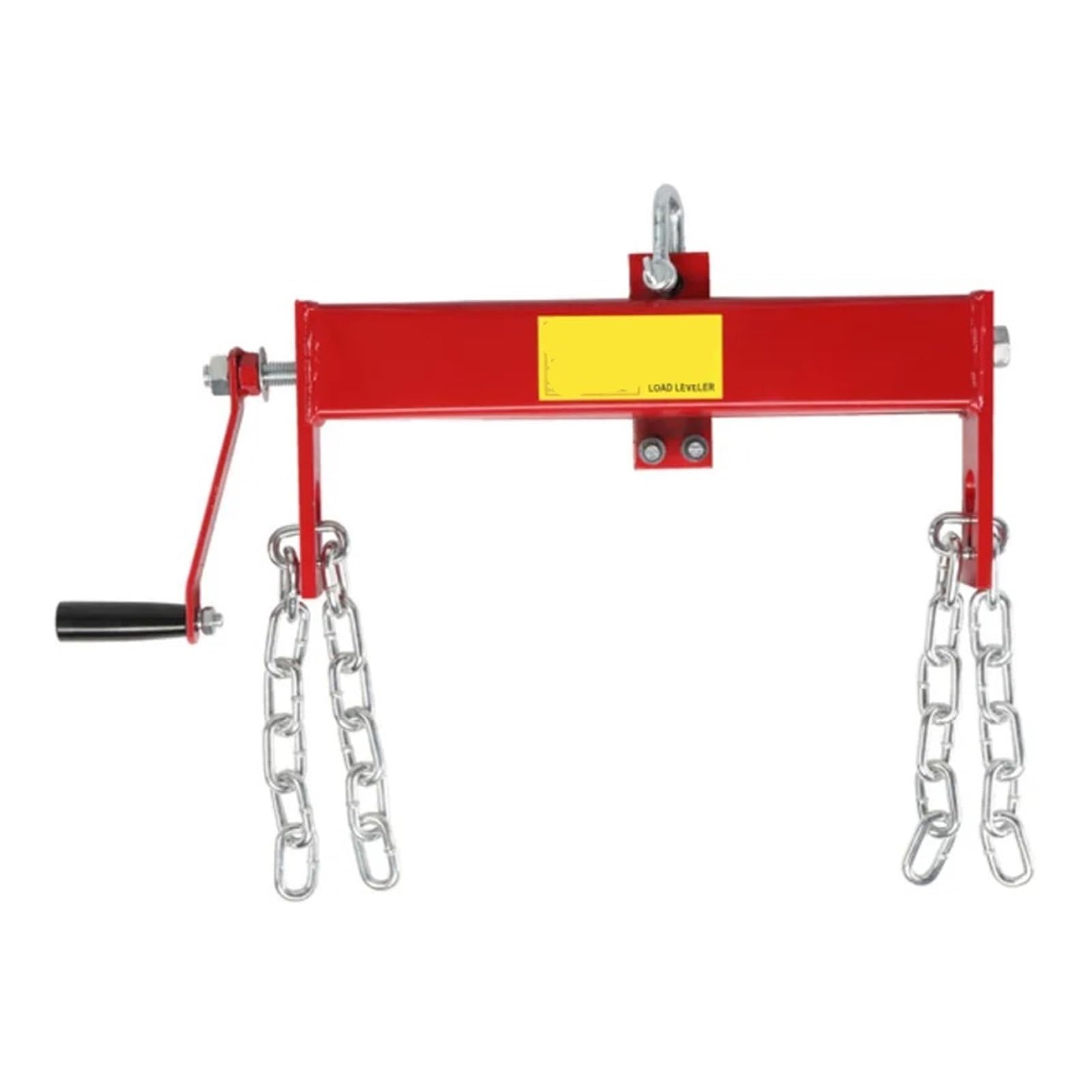 Bilanciatore di carico per Gru Sollevatore for Motori in Acciaio Rosso, livellatore, Gru da Officina, Piattaforma elevatrice con 2 Catene