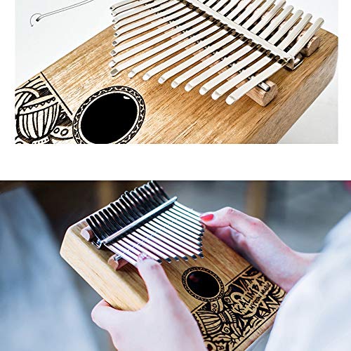 WYKDL Kalimba Thumb Piano Seul Thumb Piano Plein Kalimba 17 Tons Finger Piano Kalimba Débutant Instrument de Musique… - Les Beatles, Paul McCartney, John Lennon, RIngo Starr, George Harrison WYKDL Kalimba Thumb Piano Seul Thumb Piano Plein Kalimba 17 Tons Finger Piano Kalimba Débutant Instrument de Musique… – Image 6