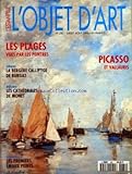  OBJET D\'ART L\'ESTAMPILLE (L\') [No 282] du 01/07/1994 - - PICASSO ET VALLAURIS - LES PLAGES VUES PAR LES PEINTRES - SIEGES - LA BERGERE CALLIPYGE DE BURGAT - ROUEN - LES CATHEDRALES DE MONET - LIMOGES - LES 1ERS EMAUX PEINTS