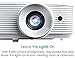 Optoma WU334 WUXGA High Brightness 3D DLP Office and Business Projector for meeting rooms and classrooms, Long 15,000h lamp life with bright 3,600 lumens for lights on viewing