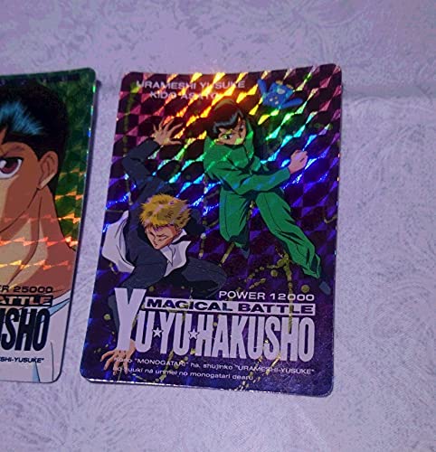 Amazon.co.jp: 幽遊白書 マジカルバトル カードダス 2枚 セット キラ