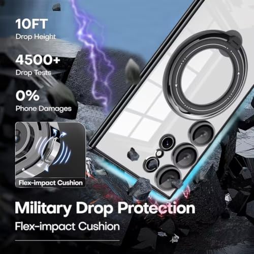 Coque Galaxy A16 avec anneau support compatible chargeur sans fil induction - 2