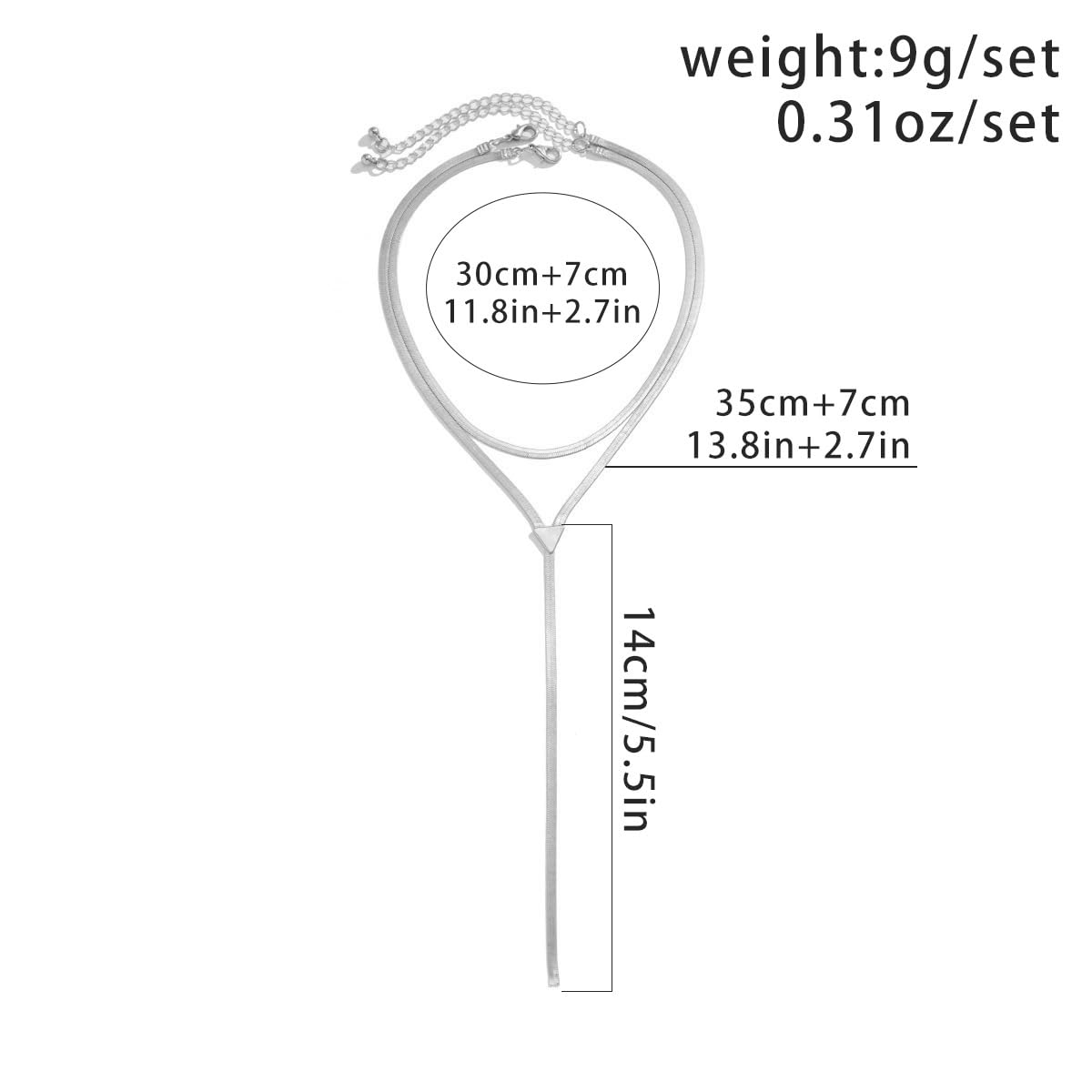 Chunky Choker Necklace - Silver