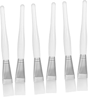 FOMIYES 6pcs Face Mask Brush Transparent Crys...