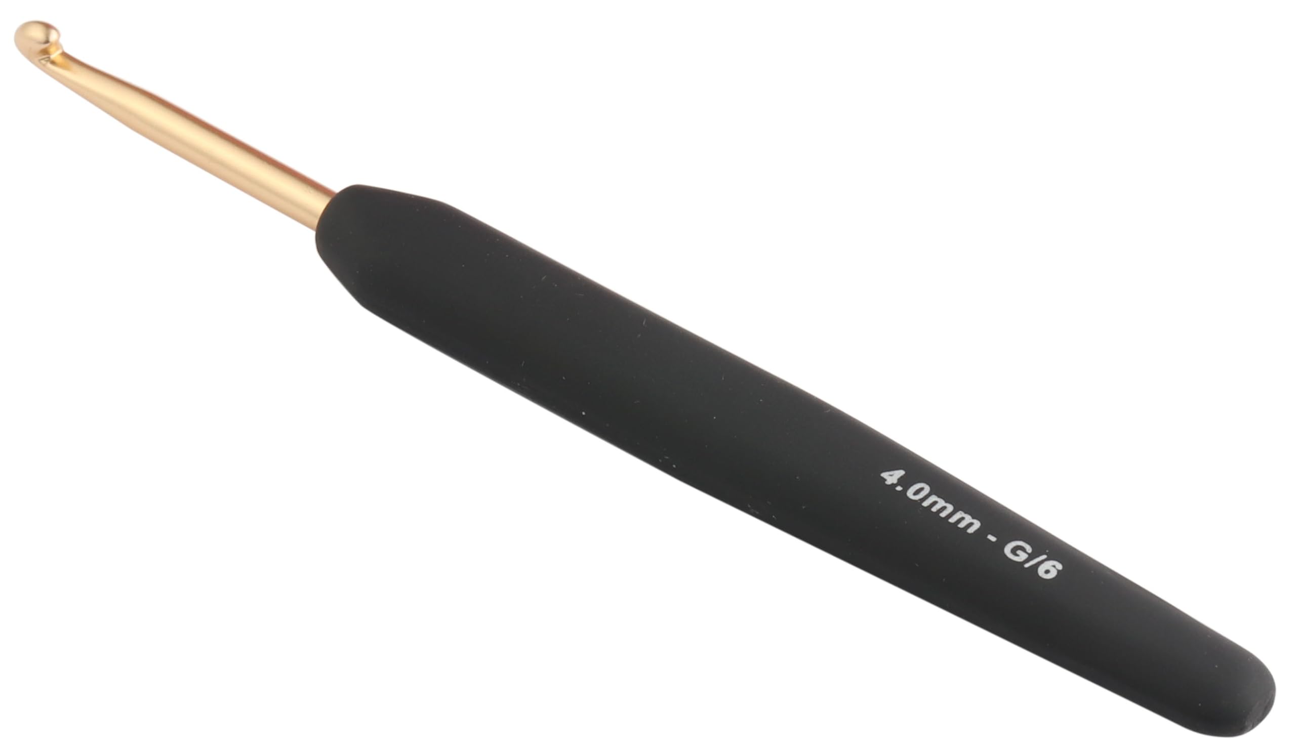 Knitpro Gold Soft Touch Crochet Hook Tip Aluminium 4Mm