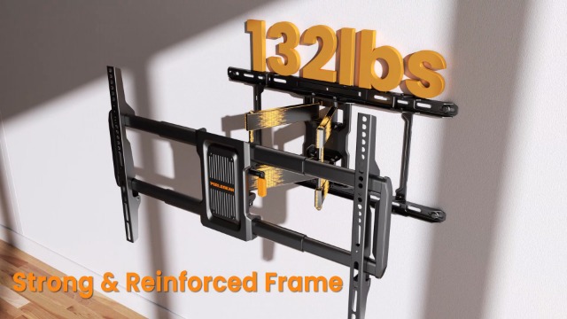 Amazon.com: Perlegear Full Motion TV Wall Mount for 42–97 inch TVs