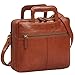 Produktbild STILORD 'Connell' Laptoptasche 13 Zoll Leder Aktentasche Schmal Arbeitstasche Herren Vintage Laptop-Hülle Dokumententasche A4 Tablet-Tasche aus Echtleder, Farbe:maraska - braun