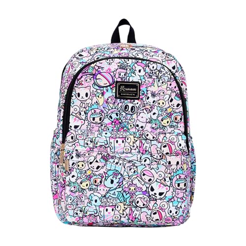 Tokidoki Mochila feminina, resistente para negócios, para notebook de 15,6 polegadas, bolsa para computador, mochila para laptop para uso diário, casual, mochila moderna e anime