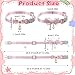 Nogeqi 2 Pcs Cute Cat Collar, Pearl Pink Cat Collar, Adjustable Kitten Collars with Bow Tie, Elegant Cats Accessories for Girls Small Dogs and Cats(2 Styles)