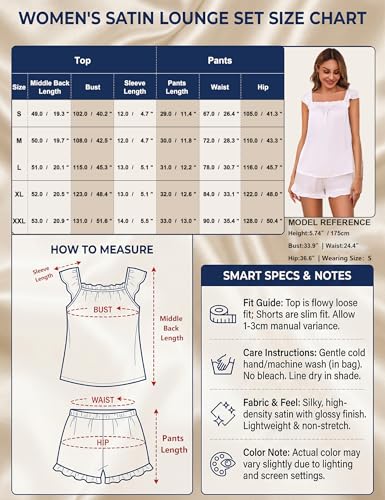 Women's Silk Pajama Sets  - image 9