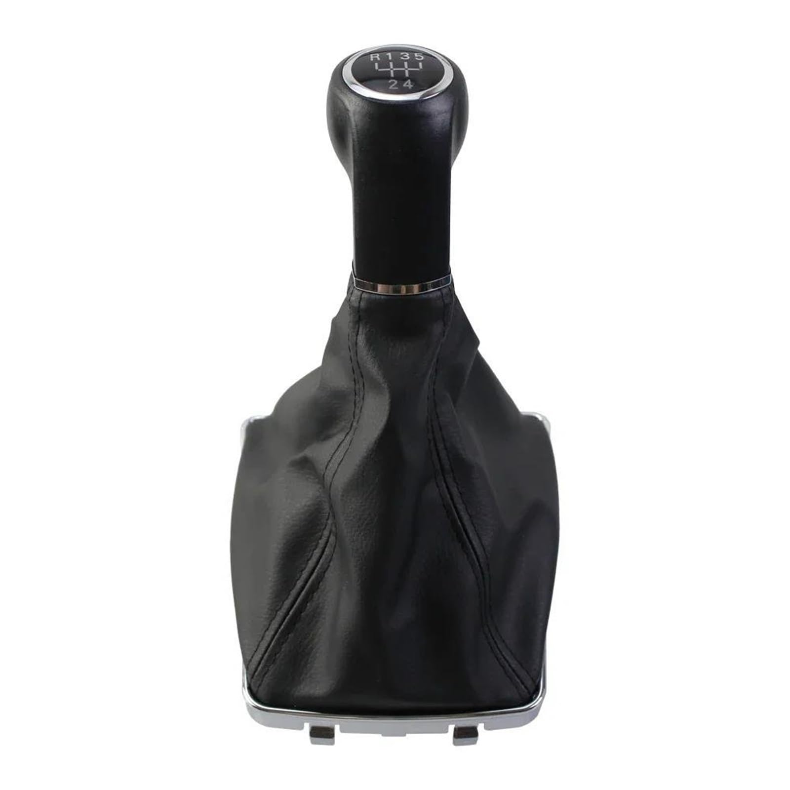 Fhuwaz 5 Speed Black Line Car Gear Knob For Astra Iii H 1.6 5/6 Speed Manual Transmission 2004-2010 Gearbox Handles Gear Shift Knob Lever Shifter(5 Speed Black Line)