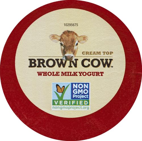 Brown Cow Cream Top Strawberry on the Bottom Whole Milk Yogurt 5 3 oz Cup- Creamy Delicious Yogurt — view 12