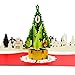 Paper Love Christmas Tree Card, Pop Up Christmas Cards, 3D Xmas Card, Holiday Popup Card
